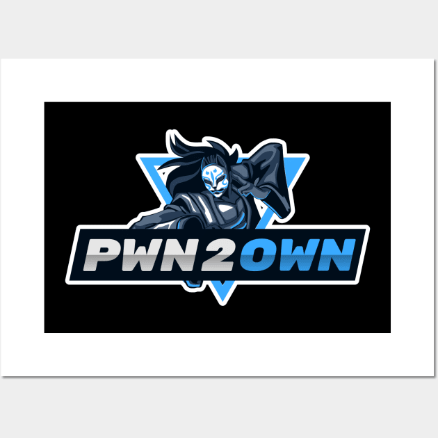 Hacker PWN2OWN Wall Art by Cyber Club Tees